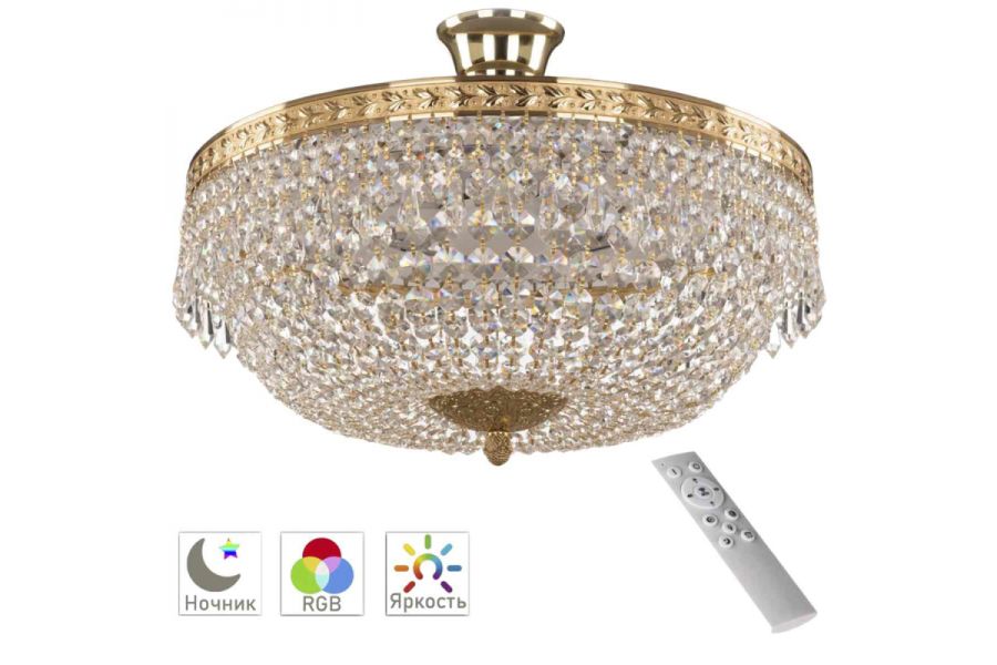 Потолочная люстра Bohemia Ivele Crystal 19011/45IV/LED-DIM G