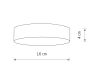 Накладной светильник Nowodvorski Lid Round Led Black 10416