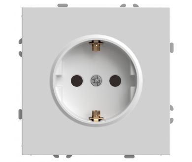 Розетка 1-местная с защитной шторкой Stekker RST16-5110-01 Эмили 49880