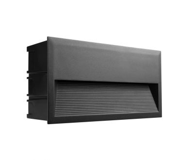 Светильник для ступеней Arlight LTD-RIBONIK-S271x136-10W Day4000 (Черный, 50 deg, 230V) (IP65 Металл) 056720