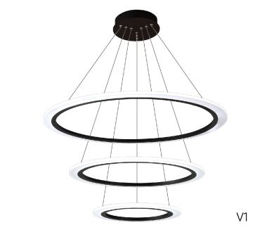 Купить Подвесная люстра Crystal Lux MANZANA SP67W LED BLACK Подвесная люстра Crystal Lux MANZANA SP67W LED BLACK
