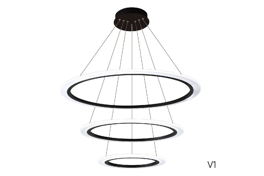 Подвесная люстра Crystal Lux MANZANA SP67W LED BLACK