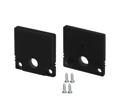 Заглушка Arlight SL-SLIM20-H20 BLACK с отверстием  047637
