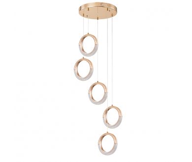 Каскадная люстра Arte Lamp Montana A7777SP-5GO