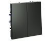 Выключатель с самовозвратом двухклавишный Voltum S70 VLS020606 (титан)