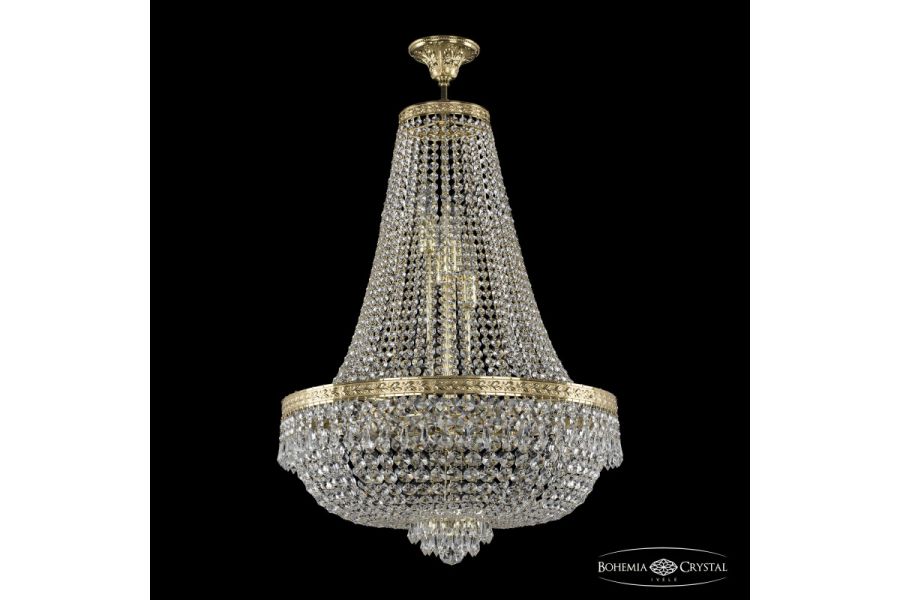 Люстра на штанге Bohemia Ivele Crystal 19271/H2/55IV G