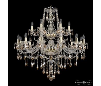 Подвесная люстра Bohemia Ivele Crystal 1415/12+6/360/2d G K721