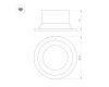 Встраиваемый светильник Arlight MS-BREEZE-BUILT-R104-12W Day4000 (WH, 90 deg, 230V) 035611