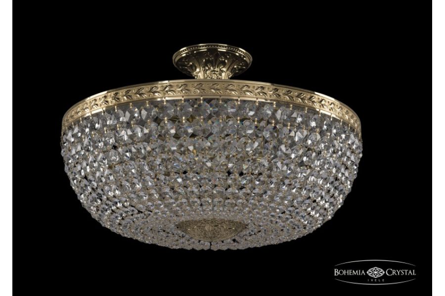 Люстра на штанге Bohemia Ivele Crystal 19151/45IV G