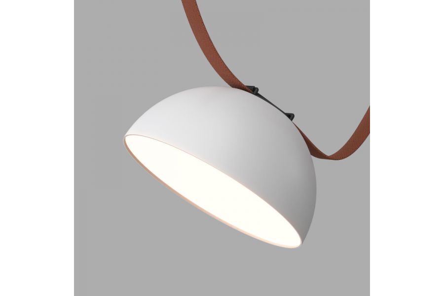 Трековый однофазный светильник Denkirs Belty flow DK5660-WH+BK