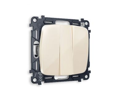 Комплект механизма 3-кл выключателя Ambrella Volt Omega MO305010
