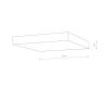 Накладной светильник Nowodvorski Lid Square Led Black 10427