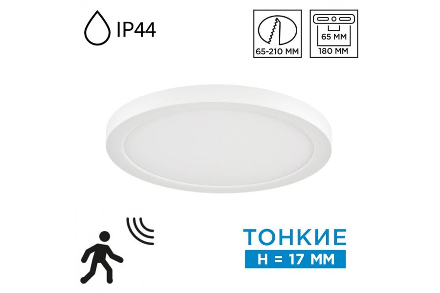 Накладной/встраиваемый светильник Sonex Mitra LED Nebula White 7790/18L