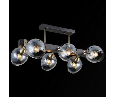 Люстра на штанге Illumico IL9736-6CSQ-79 BK AB