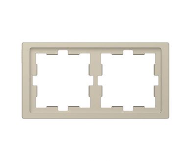 Рамка 2-постовая Schneider Electric Merten D-Life MTN4020-6533