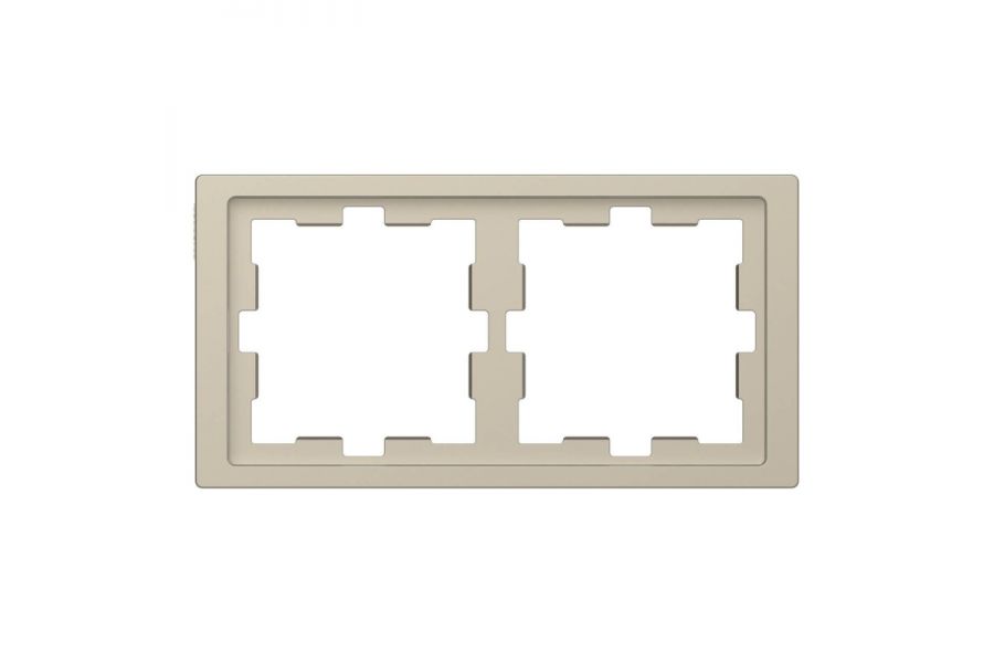 Рамка 2-постовая Schneider Electric Merten D-Life MTN4020-6533