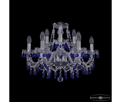 Подвесная люстра Bohemia Ivele Crystal 1410/6+3/195 Ni V3001