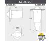 Грунтовый светильник Fumagalli Aldo 1L2.000.000.AXZ1L