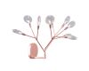 Настенный светильник Crystal Lux Evita EVITA AP9 COPPER/TRANSPARENT