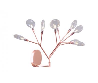 Настенный светильник Crystal Lux Evita EVITA AP9 COPPER/TRANSPARENT