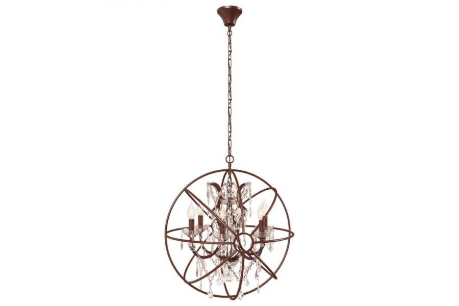 Подвесная люстра LOFT IT Foucaults orb crystal Loft1897/6