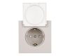 Розетка 1-местная Stekker 250В 16А Мия RST16-3112-08 50485