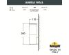 Уличный настенный светильник Fumagalli DR2.570.000.AYF1R