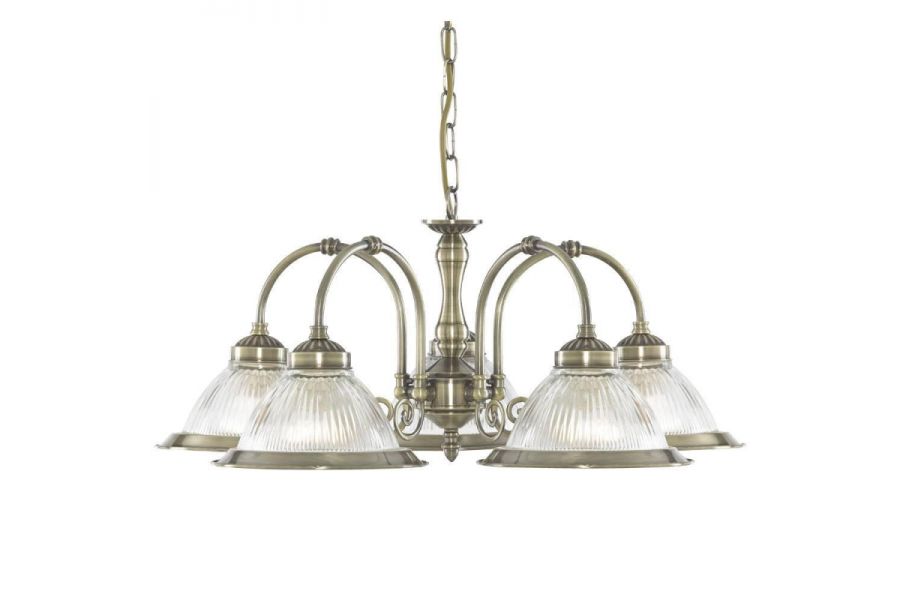 Подвесная люстра Arte Lamp American Diner A9366LM-5AB