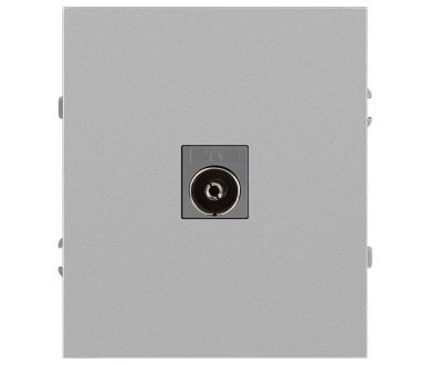 Розетка Эра Arktik 16-3101-03 TV одиночная алюминий Б0070466