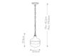 Подвесной светильник Feiss Cadence FE-CADENCE-1P-MB