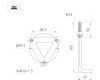 Ландшафтный светильник Arlight LGD-GUIDE-BOLL-H1000-20W Warm3500-MIX (GR, 280 deg, 230V) 047690