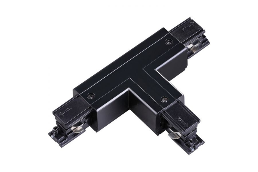 Коннектор Т-образный Novotech track black 3phase 135059