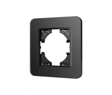 Рамка стеклянная на 1 пост Arlight FRM-OMALI-SFGS-1-BK 049676