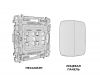 Комплект механизма 2-клавишного перекрестного выключателя Ambrella Volt 10A-250V OMEGA MO633030 Темная бронза матовый QUANT (OP6330, VM125)