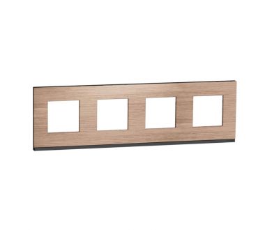 Рамка 4-постовая Schneider Electric Unica New NU600884
