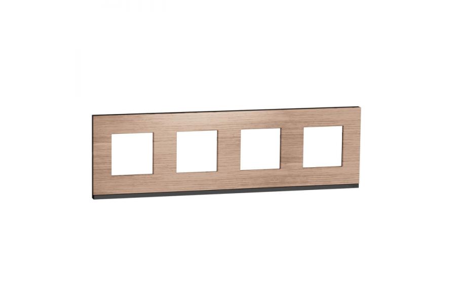 Рамка 4-постовая Schneider Electric Unica New NU600884