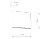 Уличный настенный светильник Nowodvorski Semi Led S Black 11363