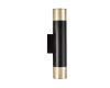Настенный светильник Lampit Lineo LDW 1101-2 BK+GD