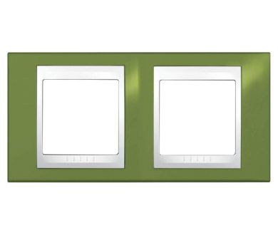 Рамка 2-постовая Schneider Electric Unica Хамелеон MGU6.004.866