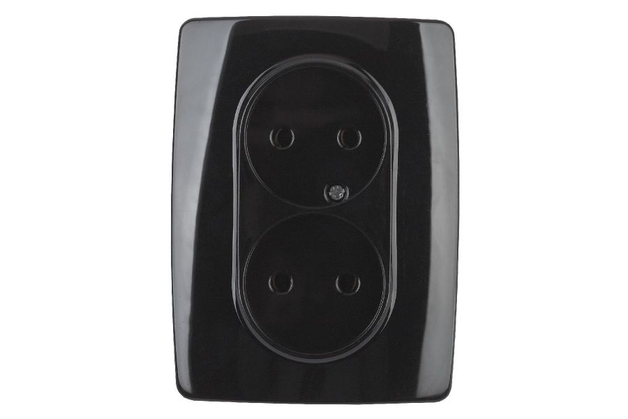 Розетка 2x2P Эра 12-2107-06 Б0031243