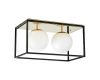 Потолочный светильник Lumina Deco Maldini LDC 8060-2 F.GD+BK