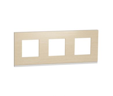 Рамка 3-постовая Schneider Electric Unica New NU600683
