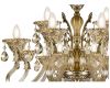 Подвесная люстра iLamp Asia 61082-8+4 BR