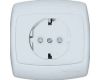 Розетка со шторками Schneider Electric Рондо RS16-121-BI
