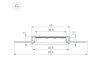 Профиль Arlight SL-LINIA40-FANTOM-2000 ANOD (Алюминий) 063907