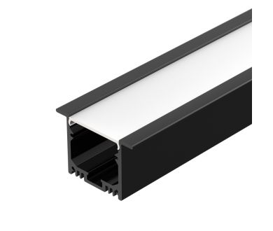 Алюминиевый профиль Arlight SL-Linia49M-F-2000 Black 036513