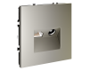 Розетка телевизионная встраиваемая Voltum S70 TV+RJ45 кат. 6, (шелк) VLS060704