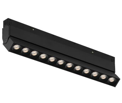 Трековый магнитный светильник iLedex Vision 4822-003-L236-12W-38DG-3000K-BK