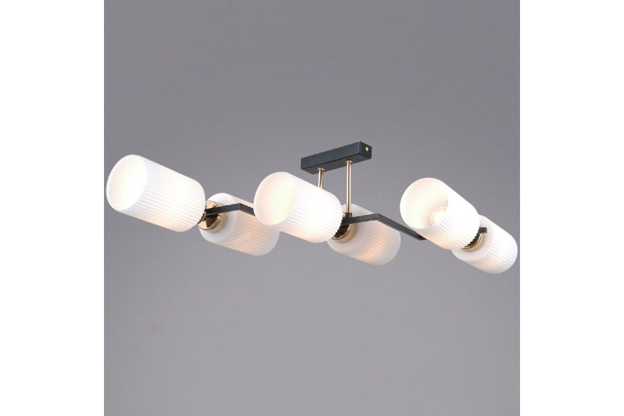 Потолочная люстра Illumico IL0809-6ASQ-25 BK AB NAPLES