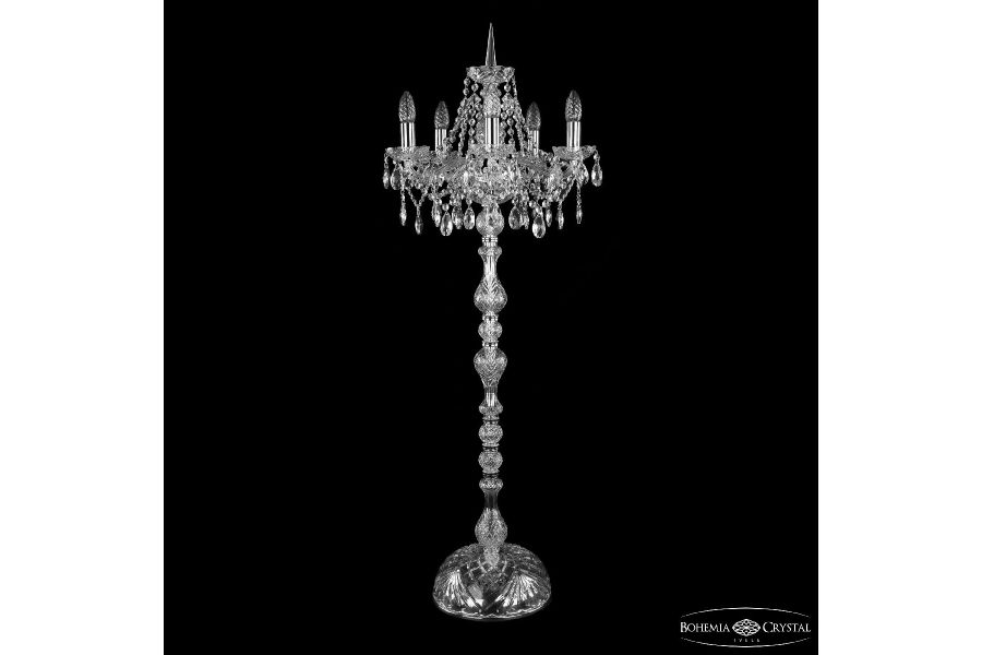 Торшер Bohemia Ivele Crystal 1413T1/5/141-120 Ni